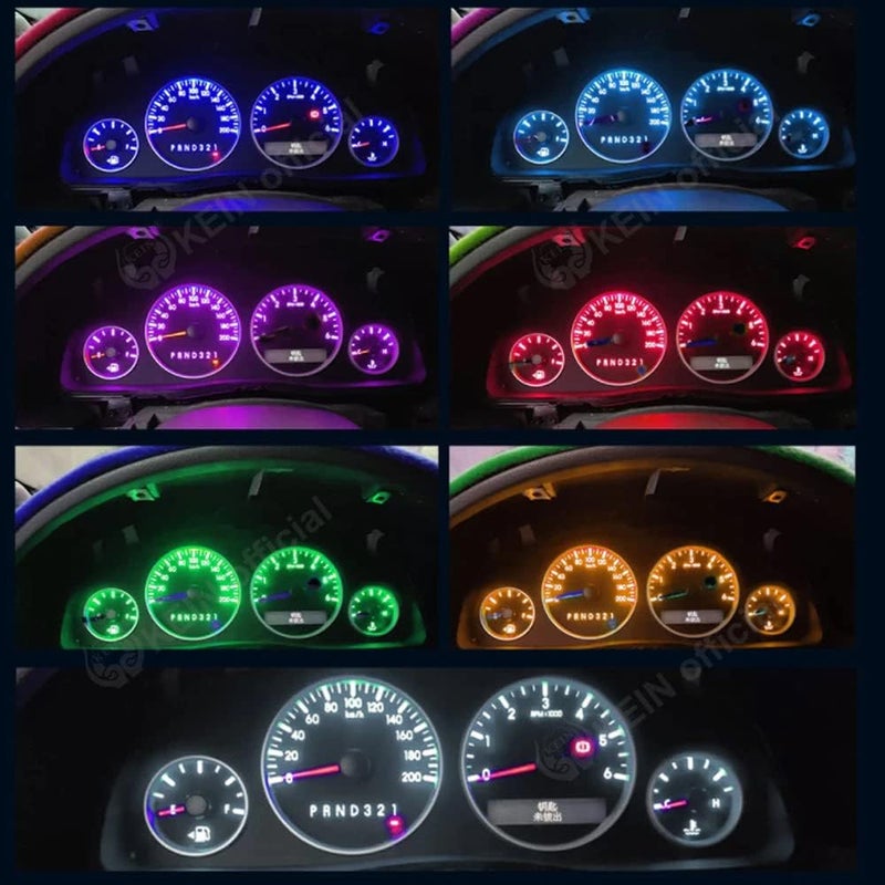 THE PERFECT PART 70PCS T5 T10 5050-SMD LED Speedometer Instrument Gauge Cluster Dash Light Bulbs - Image 3